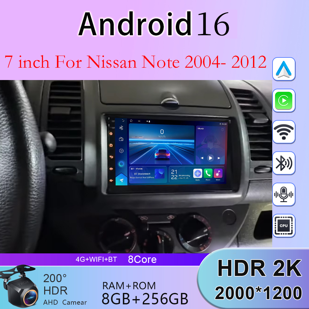 Board Game For 2 Players - 4G+WiFi Für Nissan Note 2004 2005