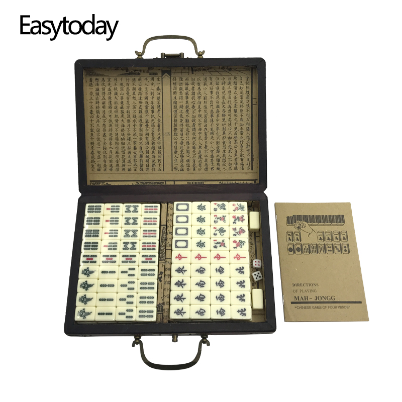 Board Game Instruction - Mini Chinesisches Spielzeug Antikes Mahjong-Spiel Unterhaltung