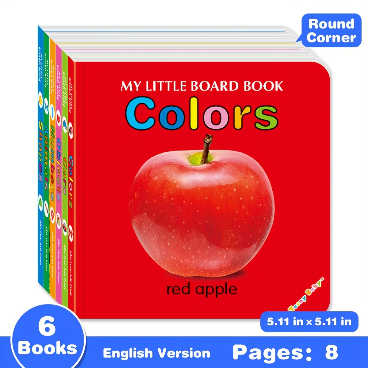 Board Game Book - Buntes, gemustertes Kartenbuch, interaktives Geschenk zur