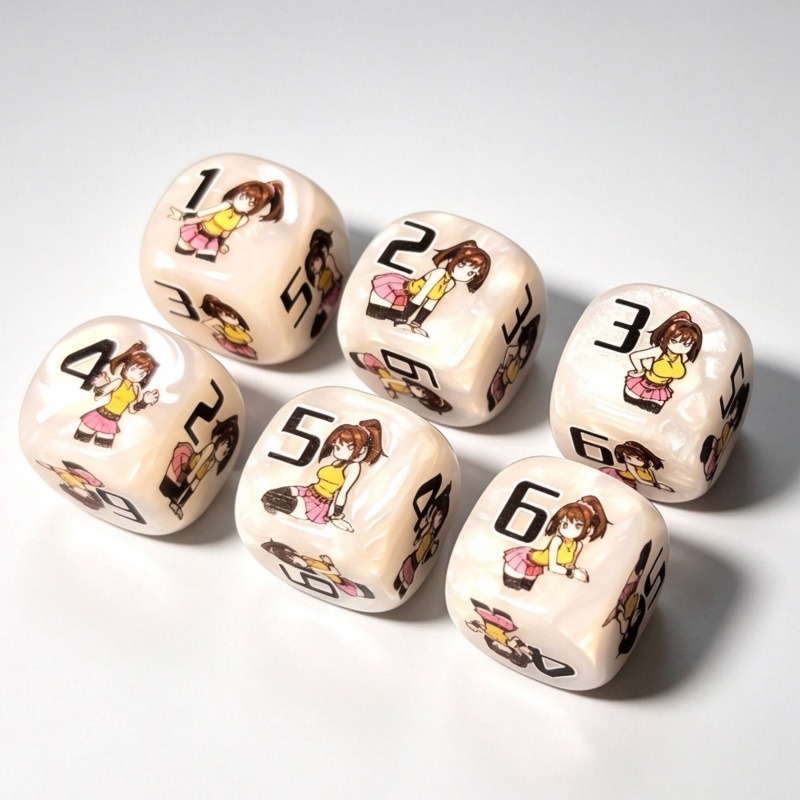 Game Token Counter - 16mm Yu-Gi-Oh! Tea Gardner Themen-Brettspiel Mehrseitige