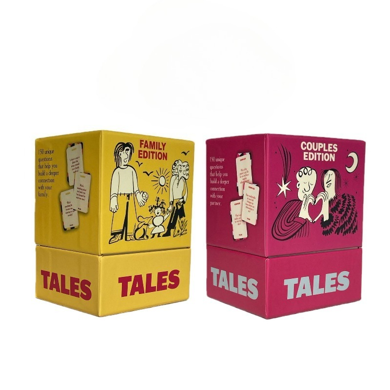 Board Game Question - TALES Kommunikations-Fragespiel-Karten für Paare, Dating, Familientreffen,