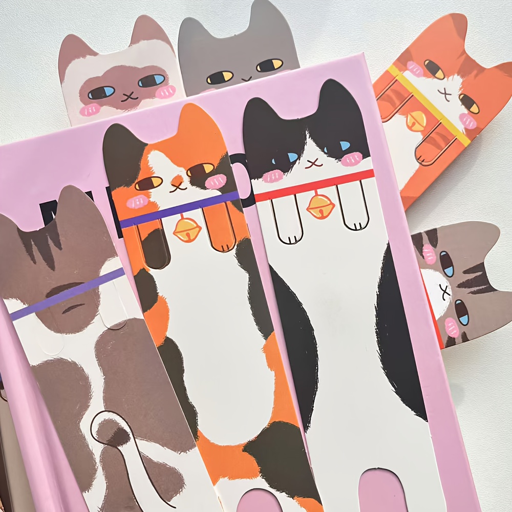Board Game Book - 30 Stück Cartoon-Katzen-Lesezeichen für Schüler, zum