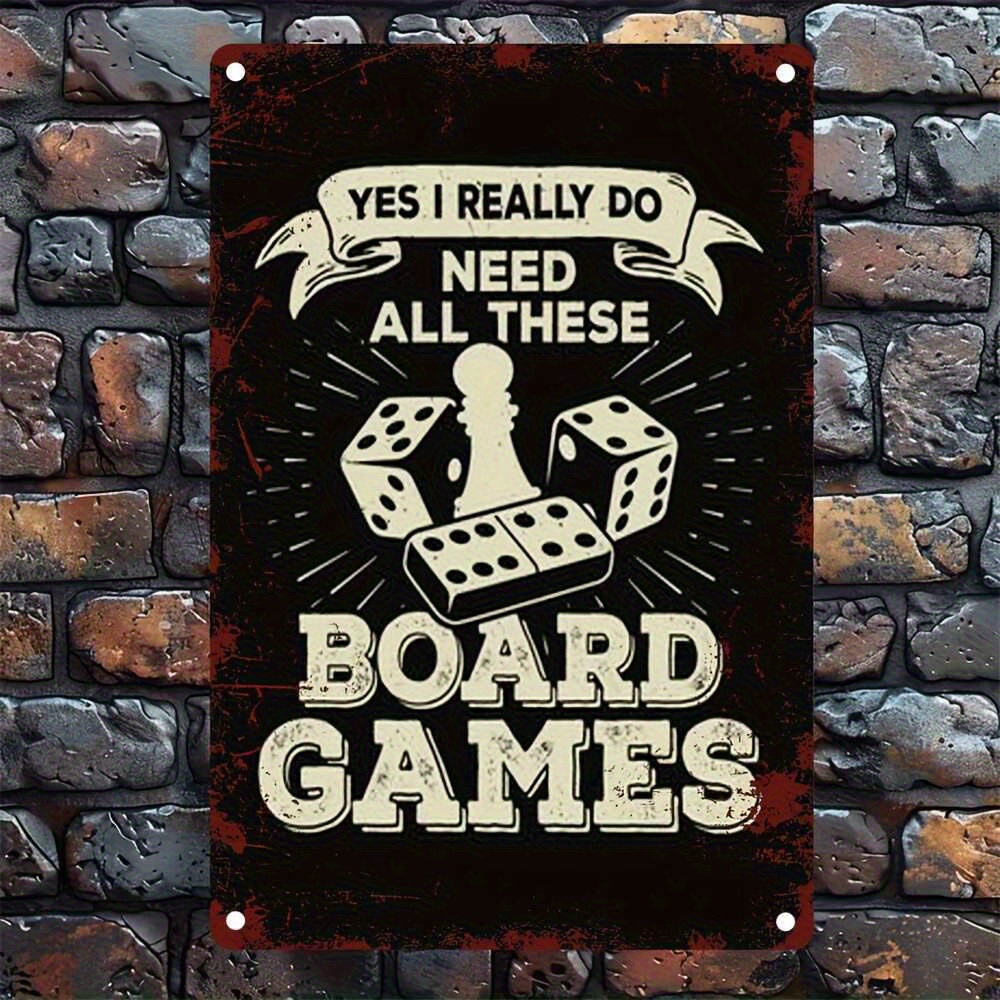 Board Game Cafe - Ich brauche diese Brettspiele wirklich. Metallplatten