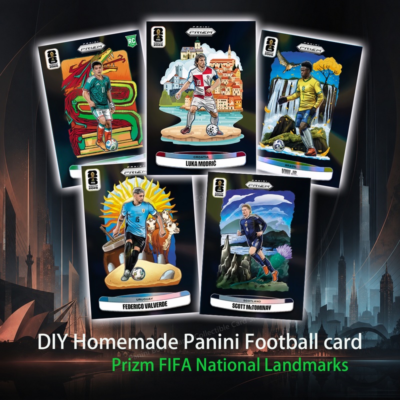Board Game Design - DIY Selbstgemachte Panini-Signaturkarte Lionel Messi Lamine