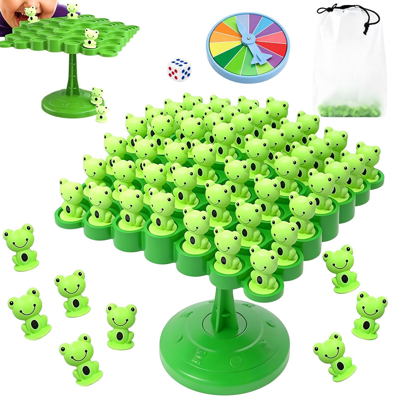Board Game For 2 Players - Kinder Frosch-Balance-Baum Brettspiel, 2-Spieler Eltern-Kind Interaktives