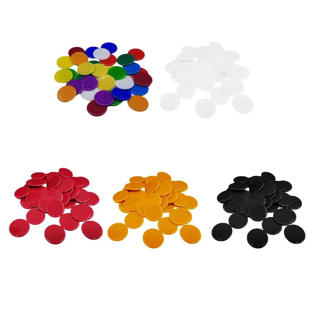 Game Token Counter - 100 Stück Bingo-Chips, kleine Zähl- und