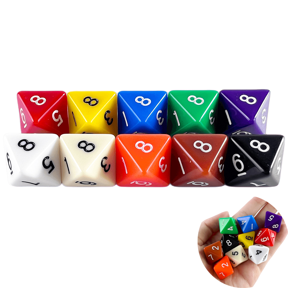 Board Game Digital - D8 Polyedrische Würfel 15,5 mm TRPG