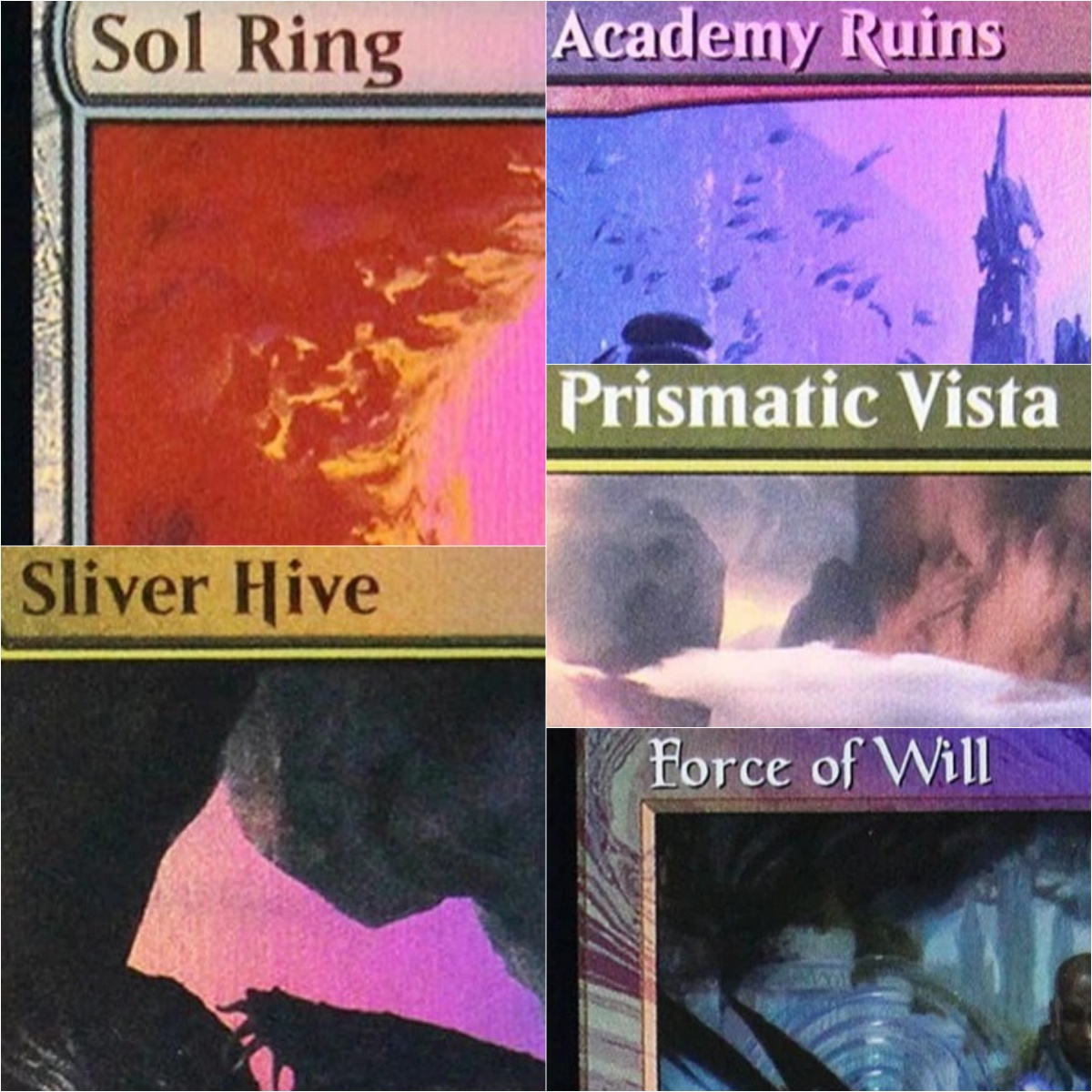 Card Game Deck - Foil-TCG-Proxy-Karten „Exotic Orchard/Expedition Map/Sol Ring“ –