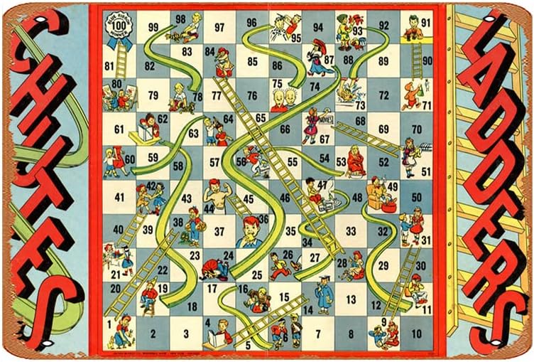 Board Game Cafe - 1943 Chutes & Ladders Brettspiel Vintage