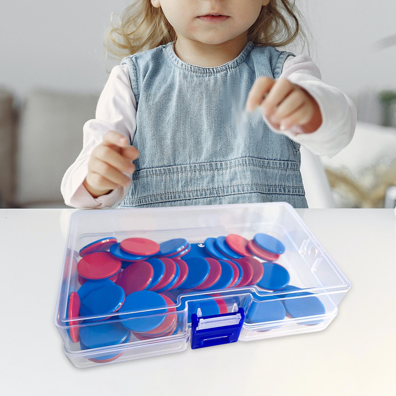 Game Token Counter - Bingo-Spiel, Zählchips, Multiplikations-Mathe-Tokens, Montessori-Mathe-Spielzeug für den