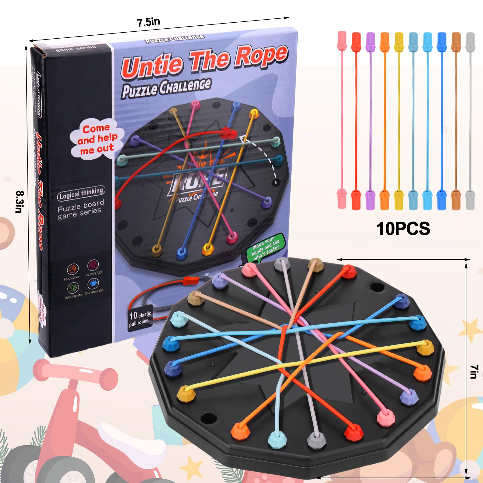 Kinder-Seil-Entwirrungsspiel,  – Board Game Ranking Bewertung und Preis