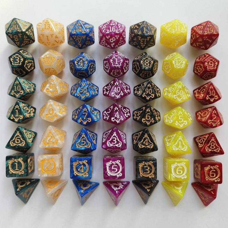 7-teiliges Polyedrisches DND-W – Board Game Dnd Bewertung und Preis