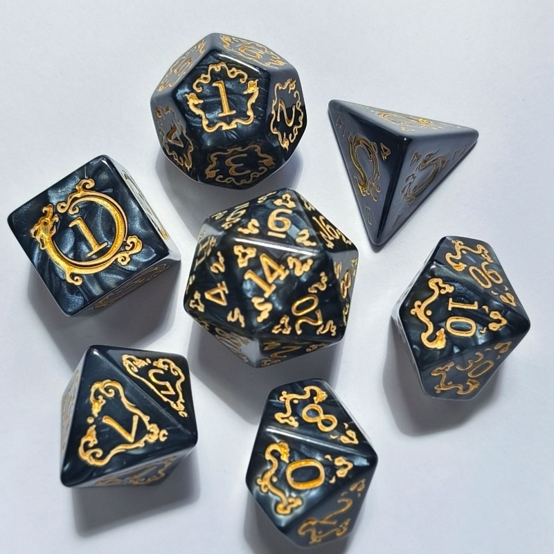 7-teiliges Polyedrisches DND-W – Board Game Dnd Bewertung und Preis