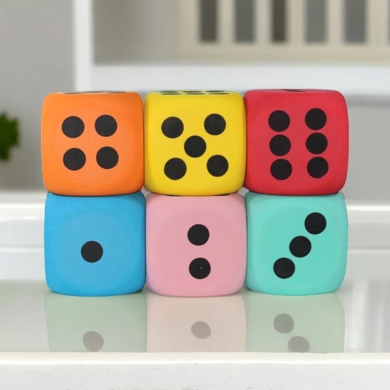 8 große Schaumstoffwürfel, wei – Board Game Digital Bewertung und Preis