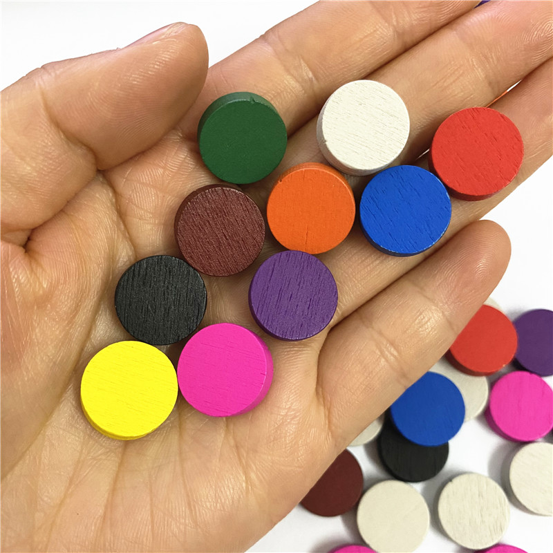 50 stück 15*5MM 11 Farben Holz – Game Token Counter Bewertung und Preis