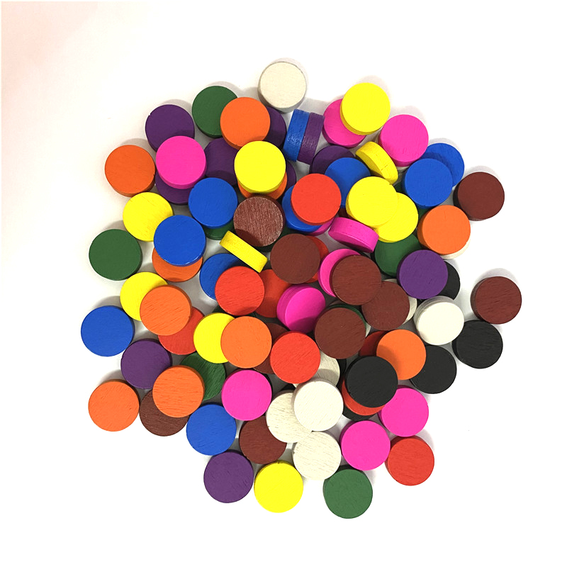 50 stück 15*5MM 11 Farben Holz – Game Token Counter Bewertung und Preis