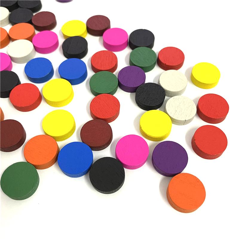 50 stück 15*5MM 11 Farben Holz – Game Token Counter Bewertung und Preis