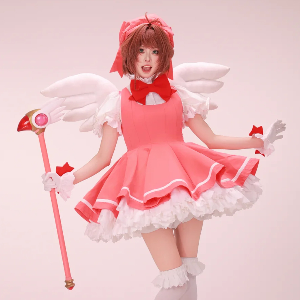 Kinomoto Sakura Cosplay Rosa L – Board Game Card Bewertung und Preis