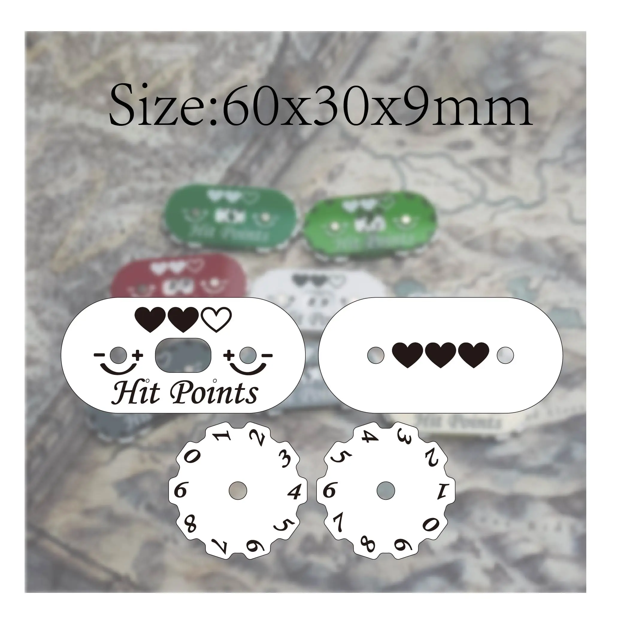 Premium 60x30mm Tracker für Ge – Game Token Counter Bewertung und Preis