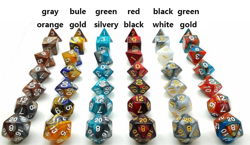 7 teile/satz Dichromatisches W – Board Game Digital Bewertung und Preis