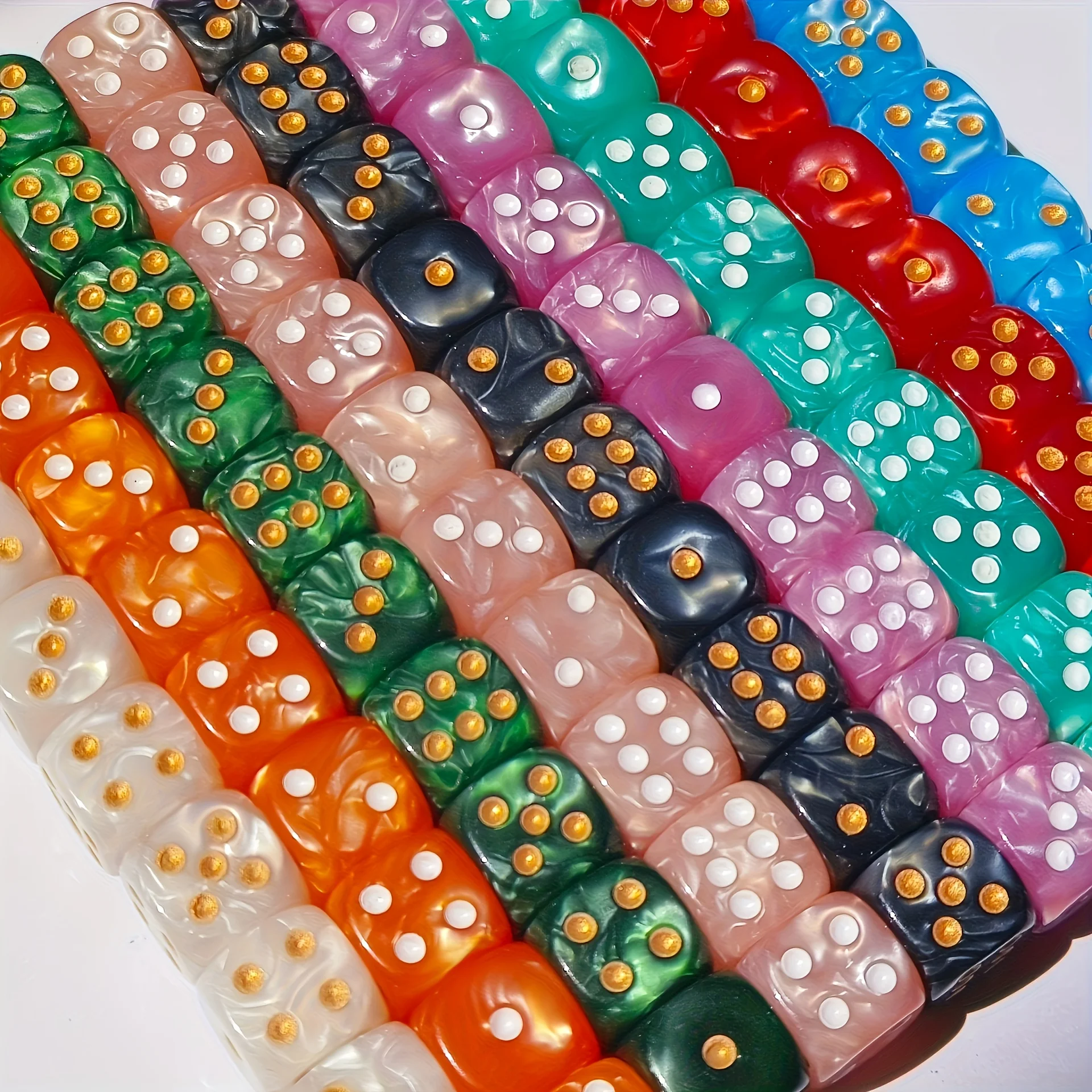 10 Stück 12mm Perlen-Swirl D6  – Board Game Dnd Bewertung und Preis