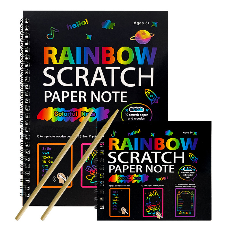 Regenbogen-Kratzpapier, Notizb – Board Game Book Bewertung und Preis