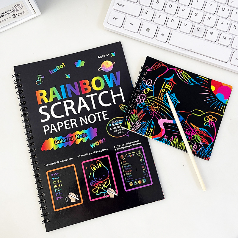 Regenbogen-Kratzpapier, Notizb – Board Game Book Bewertung und Preis