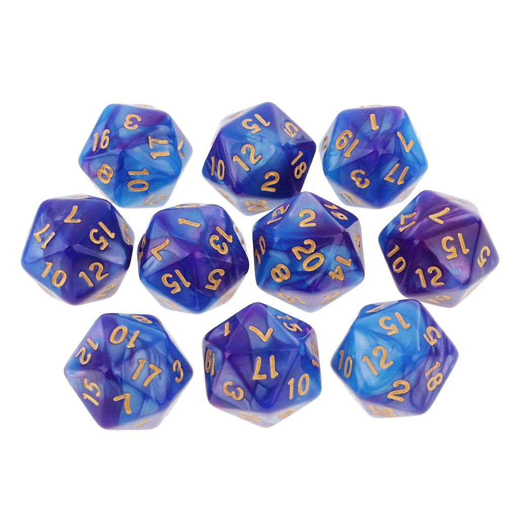 10 Stück polyedrische 20-seiti – Board Game Digital Bewertung und Preis