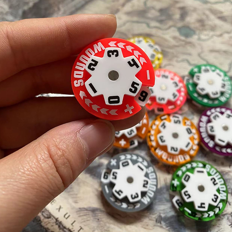 Zufällige Farbe, kleine Größe, – Game Token Counter Bewertung und Preis