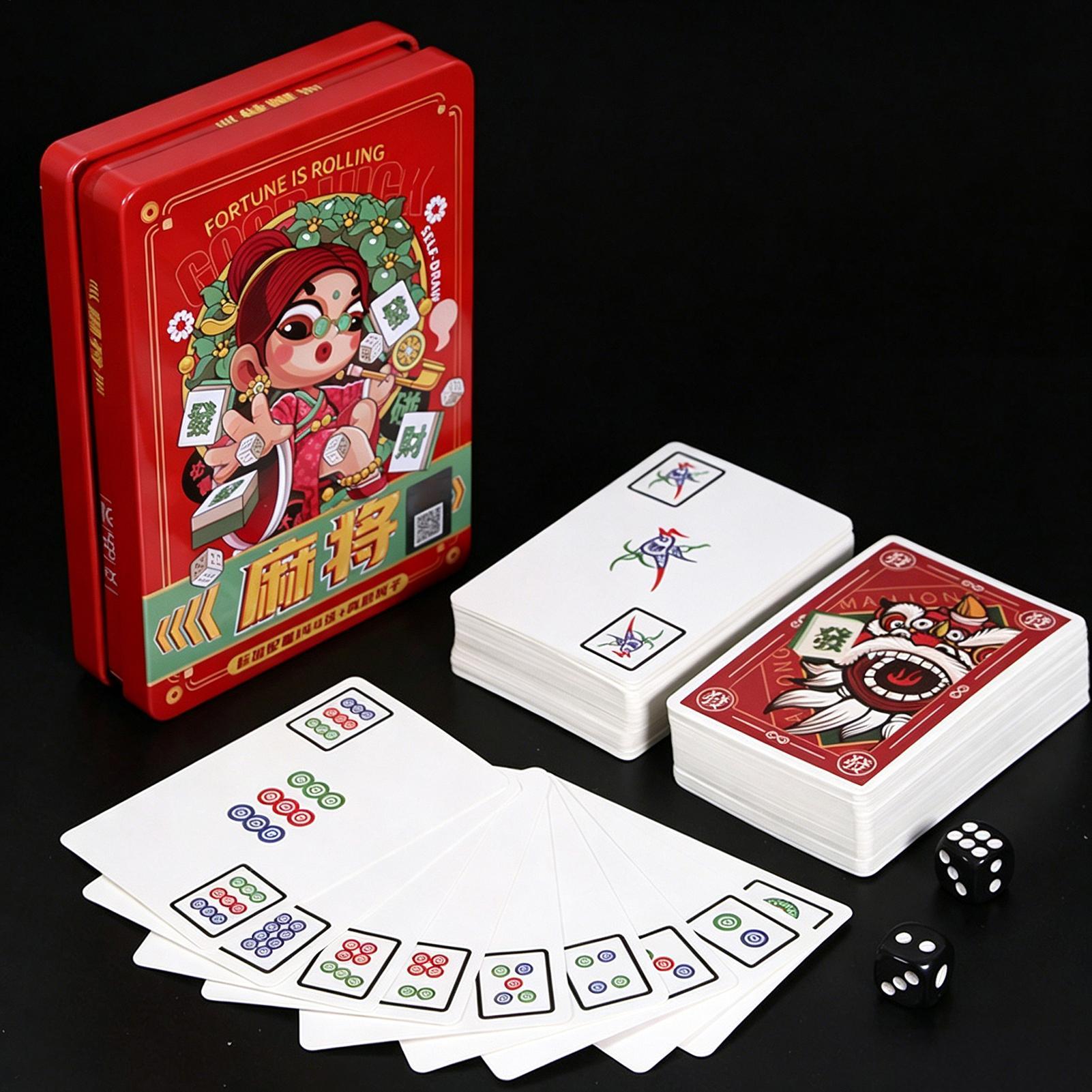 Spielkarten, Mahjong-Steine, F – Card Game Deck Bewertung und Preis