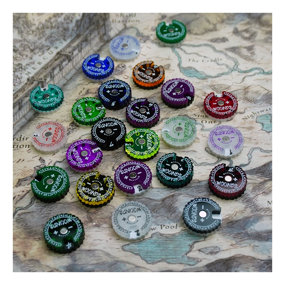 20-mm-Wunden-Tracker 1 Satz/EI – Game Token Counter Bewertung und Preis