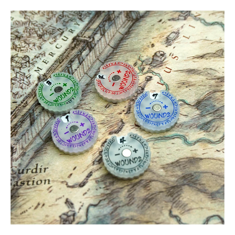 20-mm-Wunden-Tracker 1 Satz/EI – Game Token Counter Bewertung und Preis