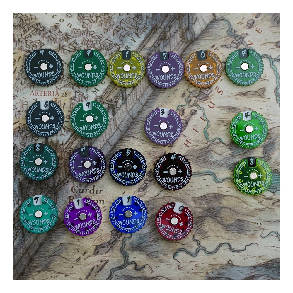 20-mm-Wunden-Tracker 1 Satz/EI – Game Token Counter Bewertung und Preis
