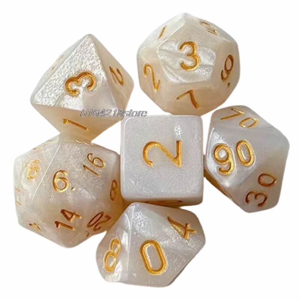 7-teiliges Set Würfel für Bret – Game Token Counter Bewertung und Preis