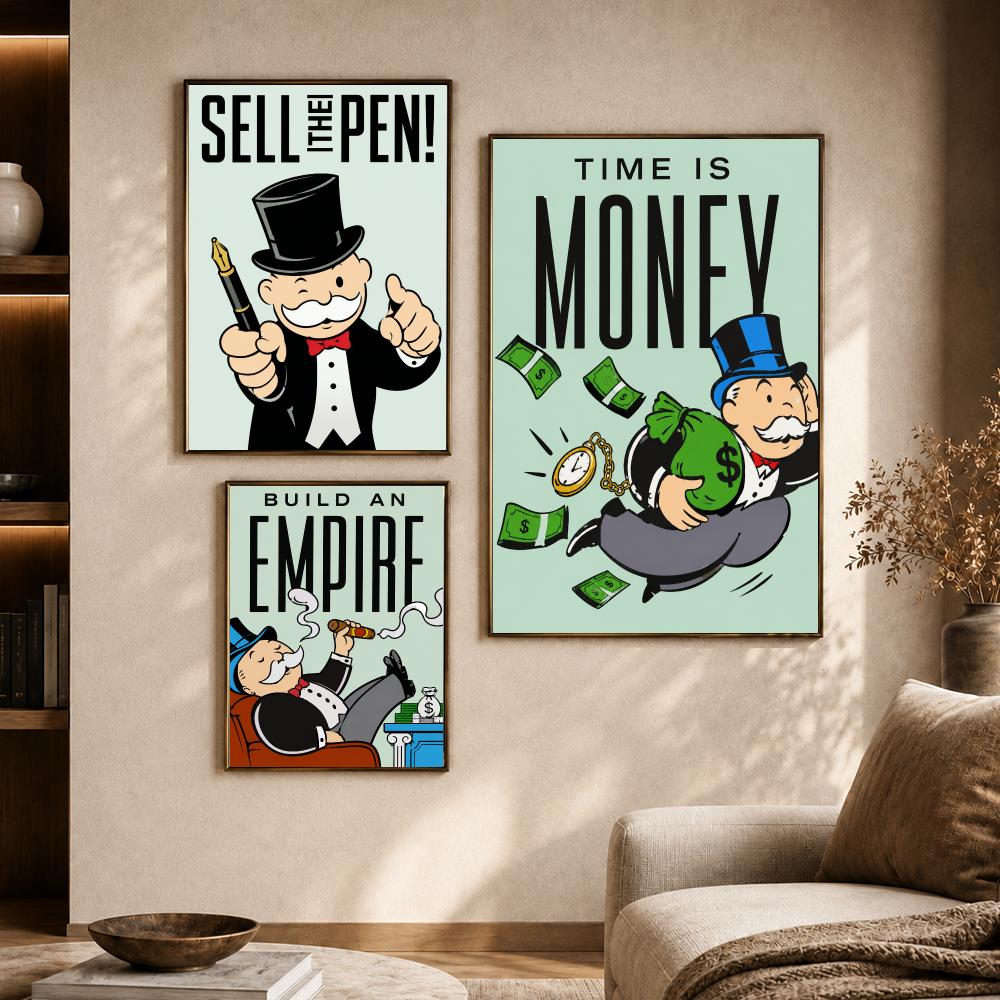 Monopoly-Brettspiel-Poster, PP – Board Game Cafe Bewertung und Preis